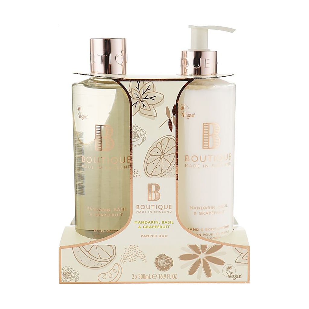 Набір Grace Cole Boutique Mandarin, Basil &amp; Grapefruit Pamper Duo  (лосьйон для рук та тіла, 500 мл + гель для душу, 500 мл)